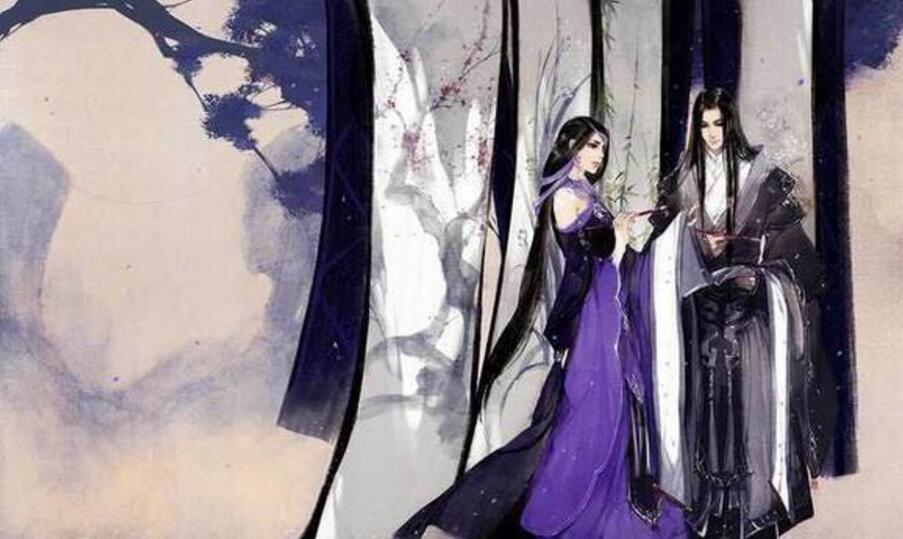 唯美古风句子:清风舞明月,幽梦落花间