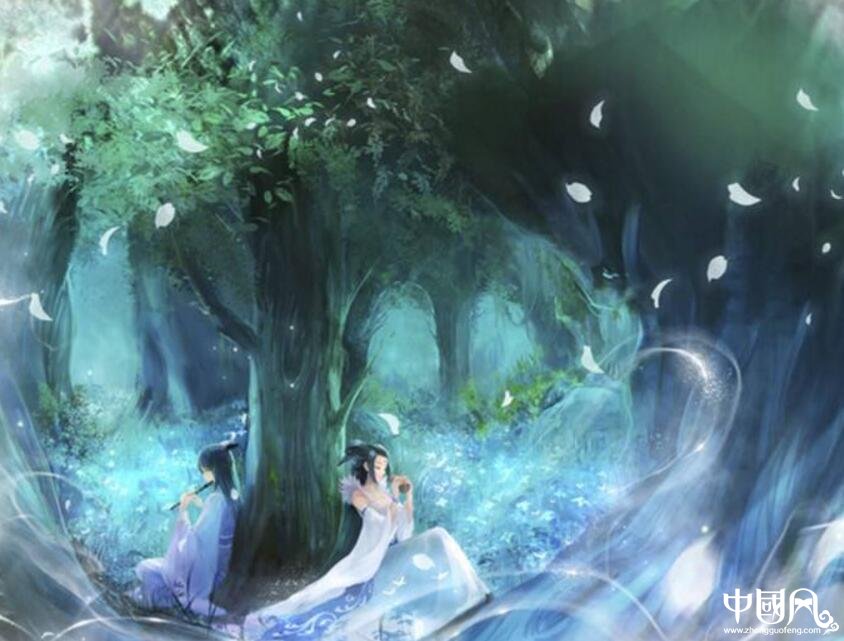 唯美的古风句子：碧天苍雨柔思偎