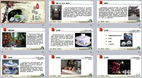 中国风成都调查报告PPT模板