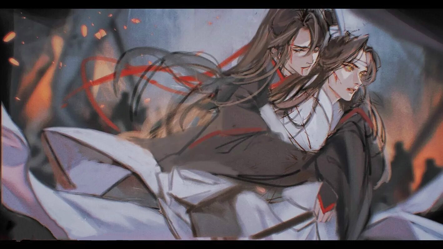 高清魔道祖师人物忘羡图片，魏无羡蓝忘机古风人物图集