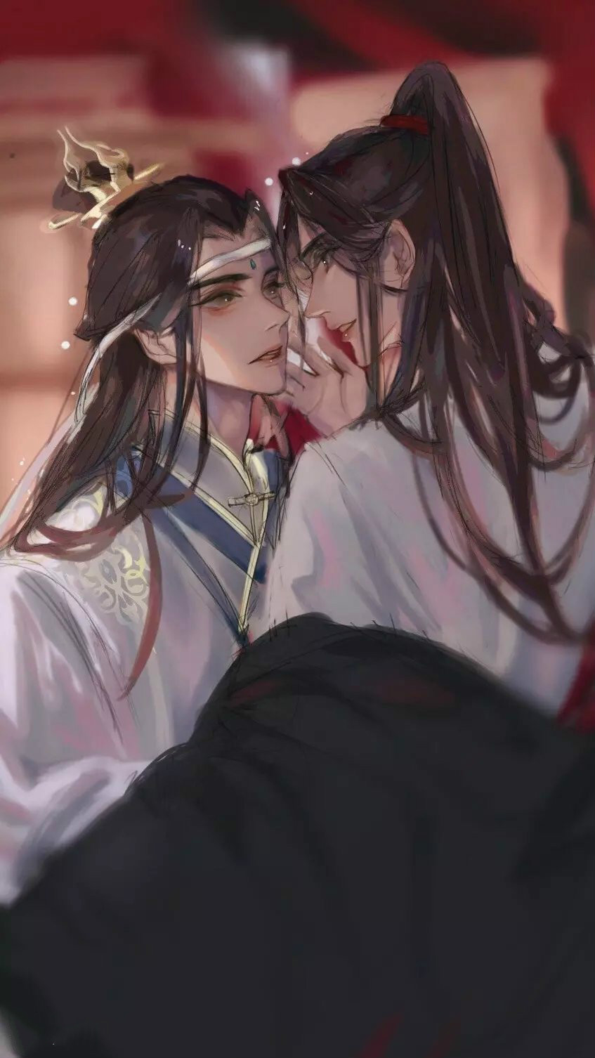 高清魔道祖师人物忘羡图片，魏无羡蓝忘机古风人物图集