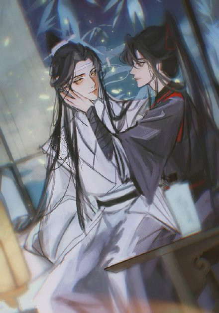 高清魔道祖师人物忘羡图片，魏无羡蓝忘机古风人物图集